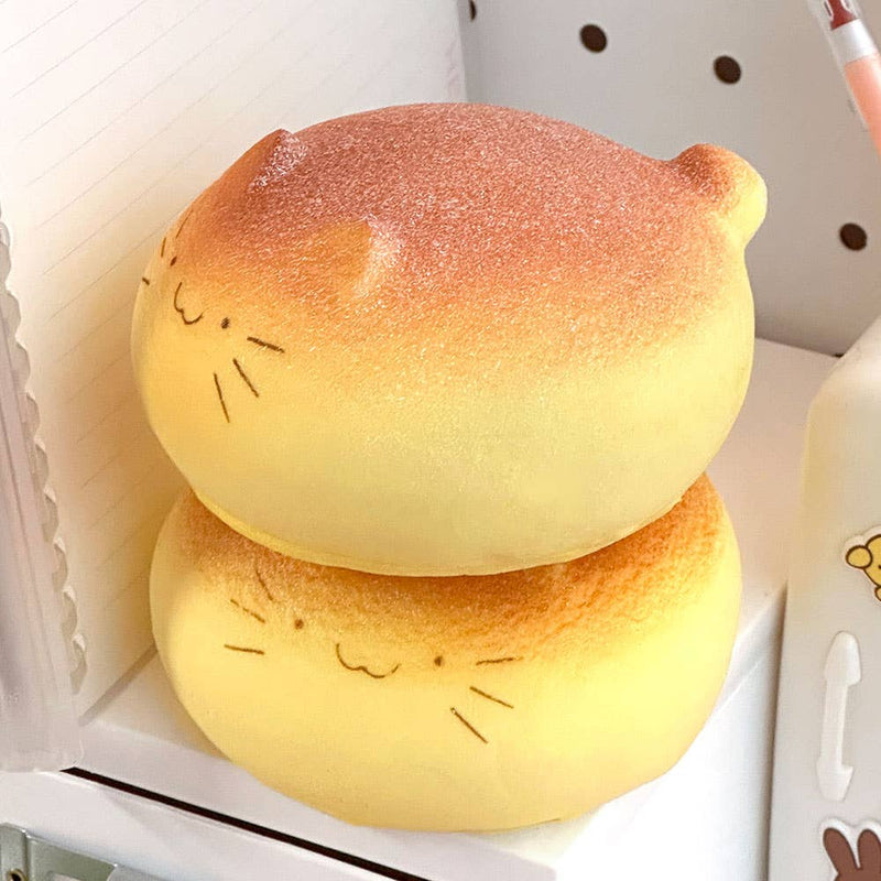 Cat Bread Squishy – Soft & Slow-Rebound Stress Toy