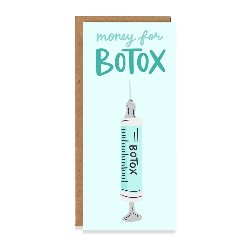 Money for Botox Money Holder Card