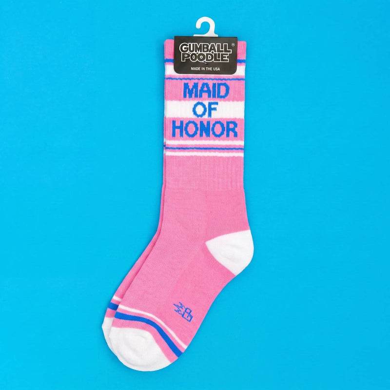 Maid Of Honor Gym Crew Socks