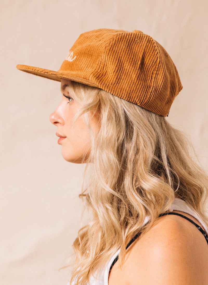 Tacos Chainstitch Rust Corduroy Hat, Western