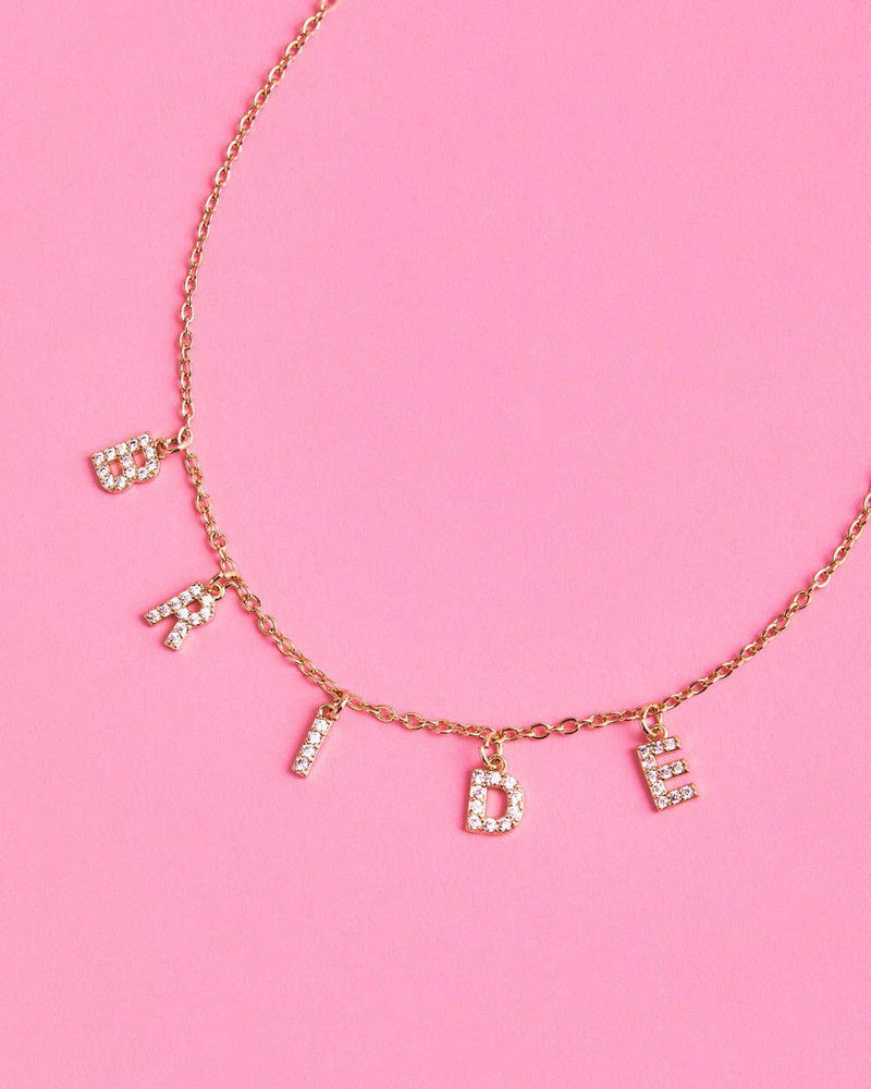 Bride Necklace, Bachelorette Party Accessory, Bridal Gift