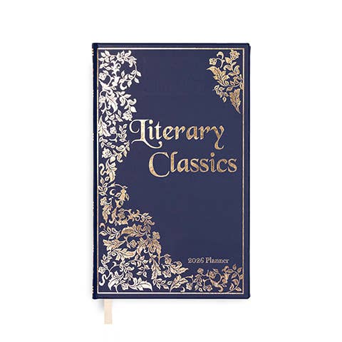 12 Month Planner, Literary Classics
