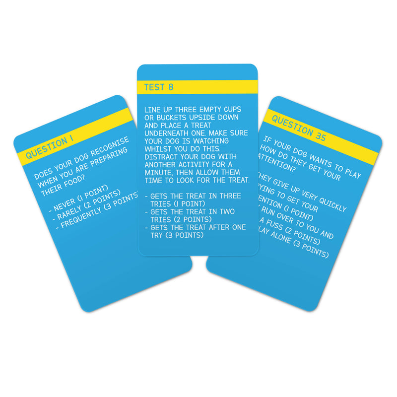Dog IQ Test Card Game