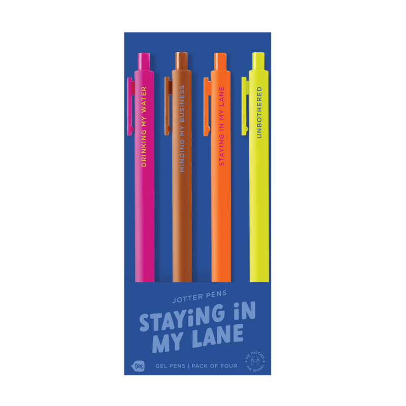Jotter Sets 4 Pack (New Sets!!!): Staying In My Lane