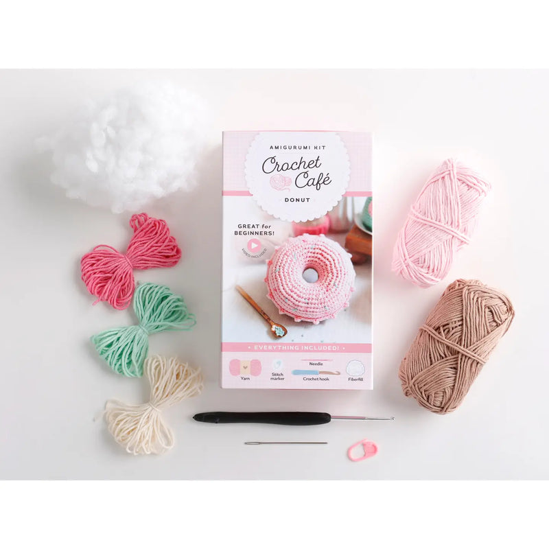 Crochet Café Amigurumi Kit Donut