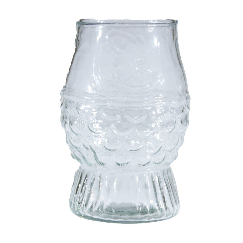 Glass Fish Shaped Drinking Glass