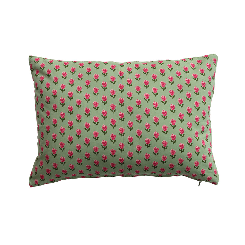 Cotton Voile Lumbar Pillow | "Do Not Disturb"