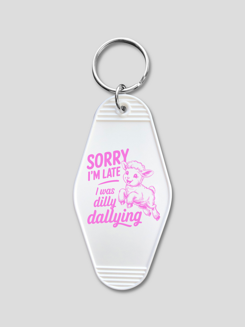 Dilly Dally Motel Keychain