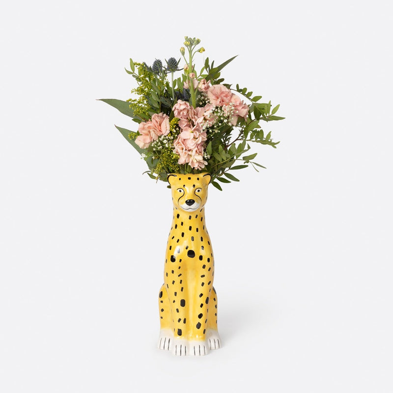 DOIY VASE Cheetah Vase
