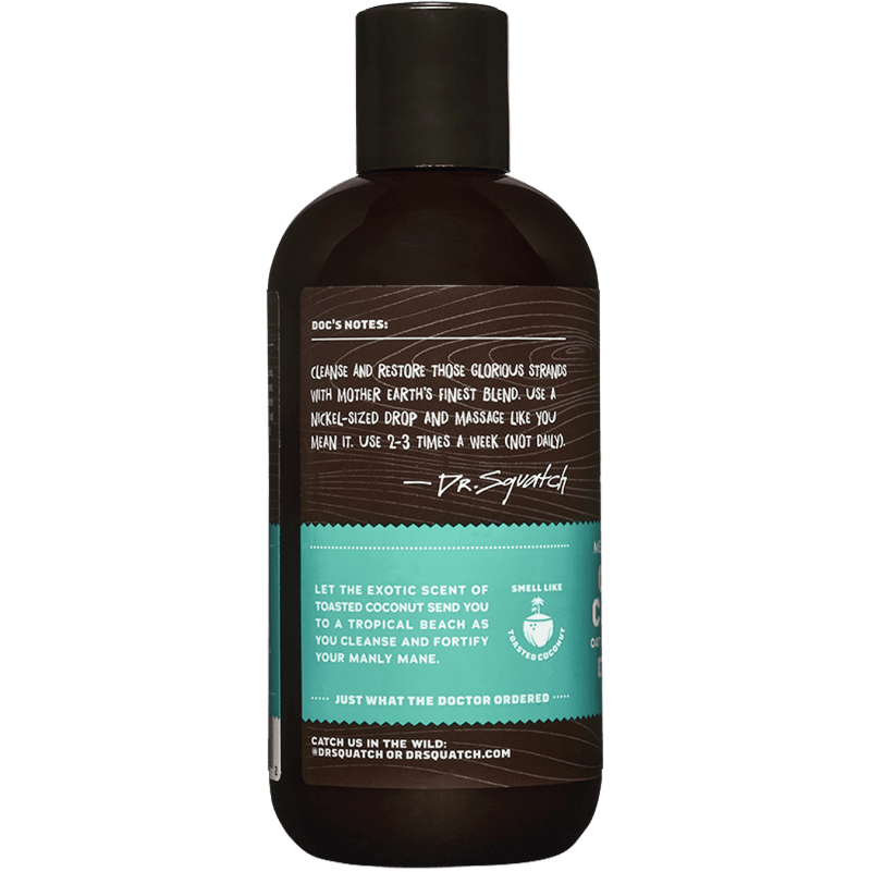 DR. SQUATCH MEN'S GROOMING Coconut Castaway Shampoo