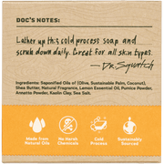 DR. SQUATCH MEN'S GROOMING Summer Citrus Bar Soap