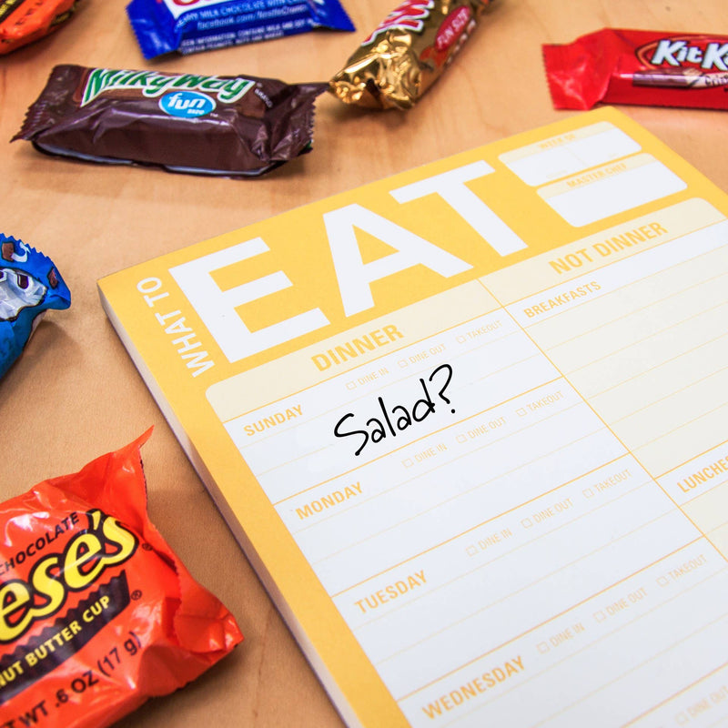 What to Eat Pad with Magnet (Yellow)