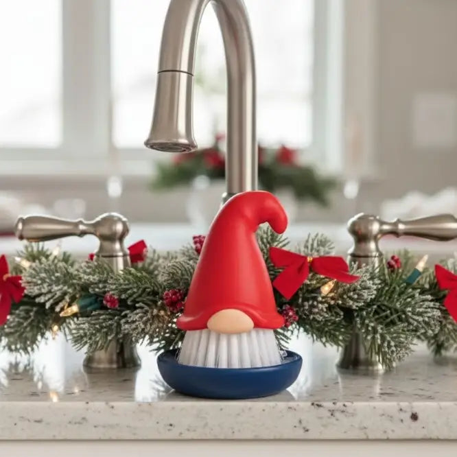 Beardy Gnome Dish Scrub Brush