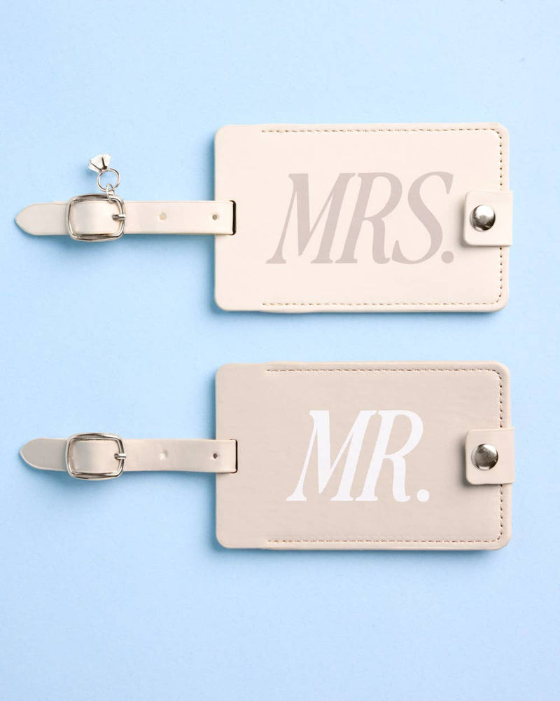 Mr And Mrs Luggage Tags | Engagement Gift, Wedding, Travel