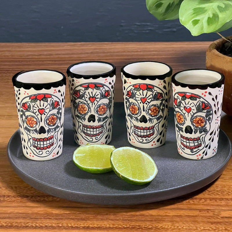 Tequila Shot Glasses | Catrina | Set of 4