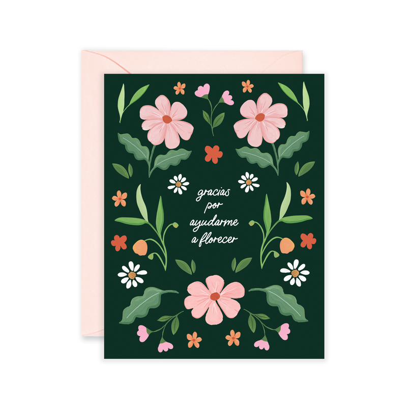 Gracias Florecer -Feliz Dia De Las Madres Card, Mother's Day
