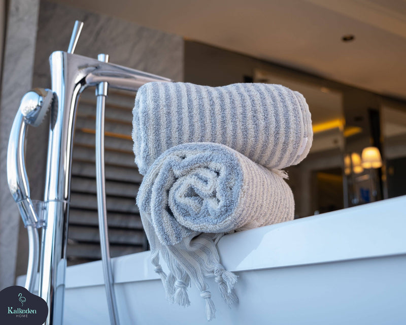 Handwoven Hand Towel |Bath Towel| Kitchen Towel | Oversized: Mustard / Hand Towel