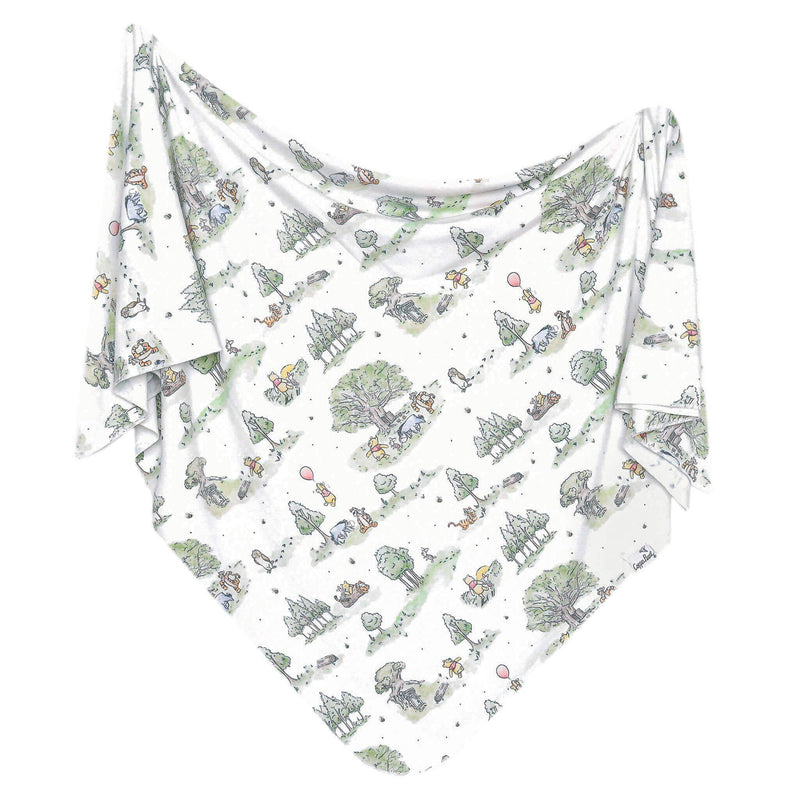 Knit Swaddle Blanket - Hundred Acre Wood