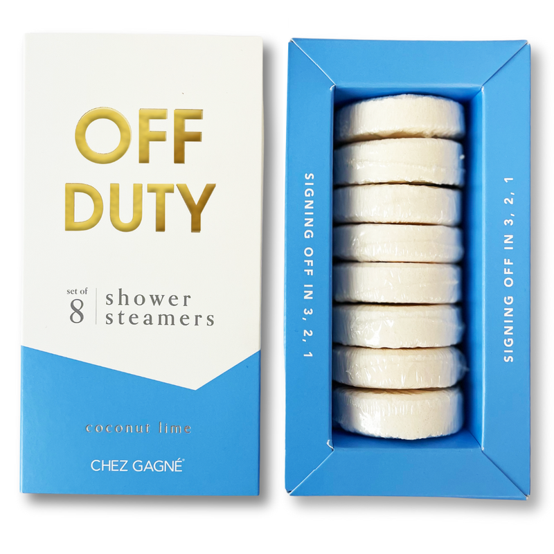 Off Duty - Aromatherapy Shower Steamers - Coconut Lime - Set of 8