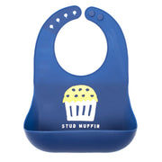 Stud Muffin Wonder Bib - Midnight