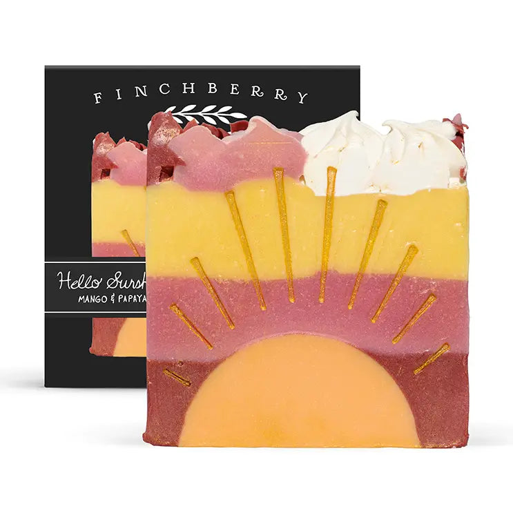 Hello Sunshine Artisan Handmade Vegan Boxed Soap