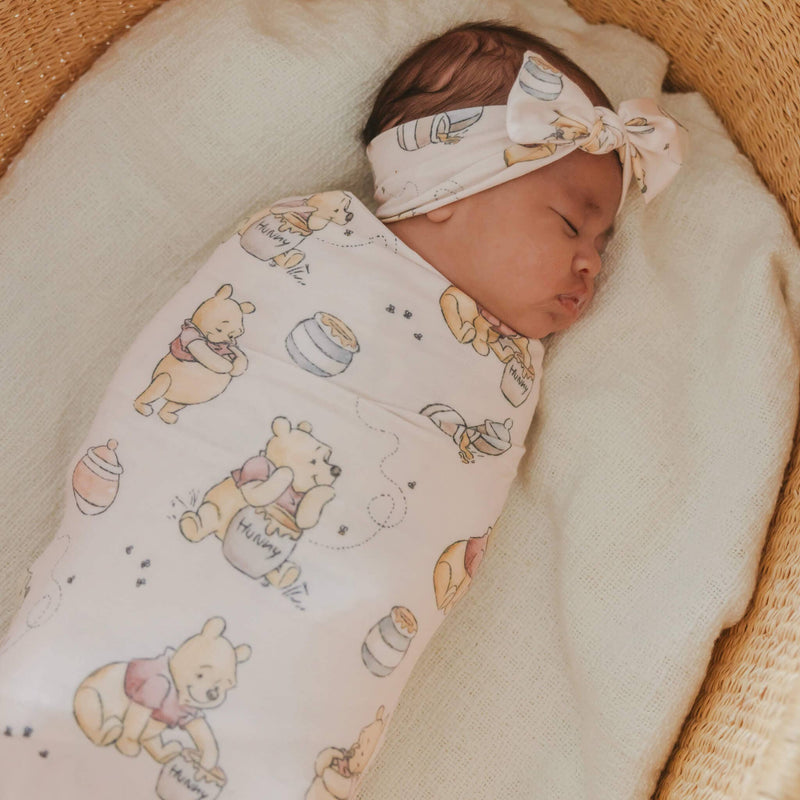 Knit Swaddle Blanket - Hunny