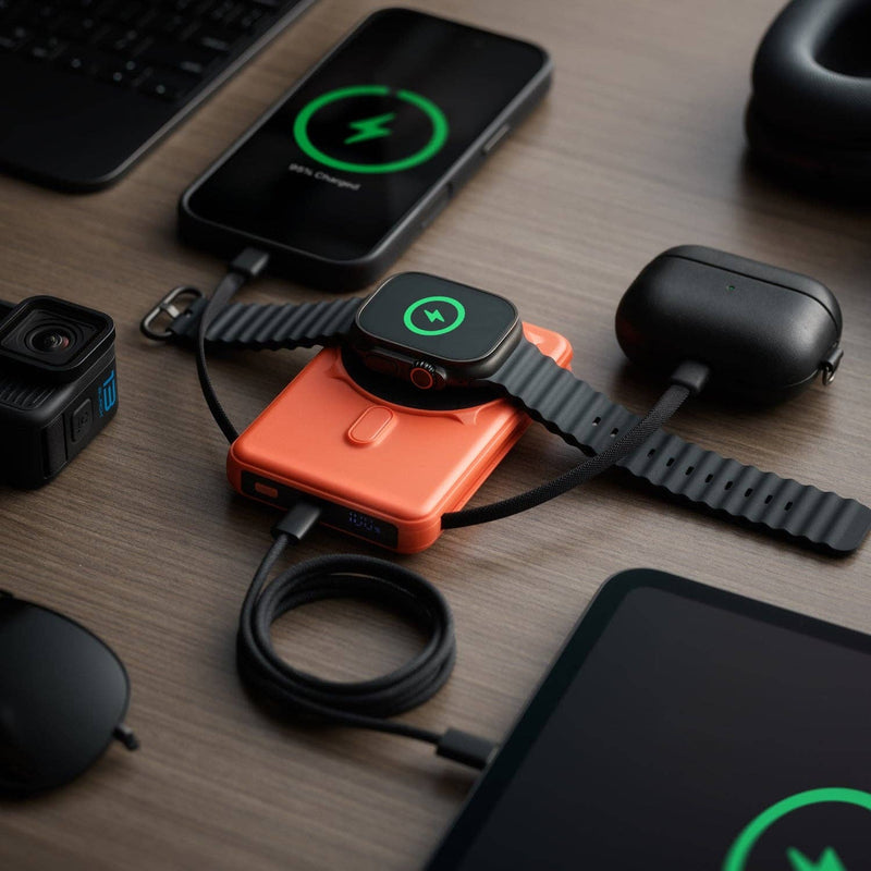 Ridge Power Bank - 10k mAh - Basecamp Orange: Basecamp Orange