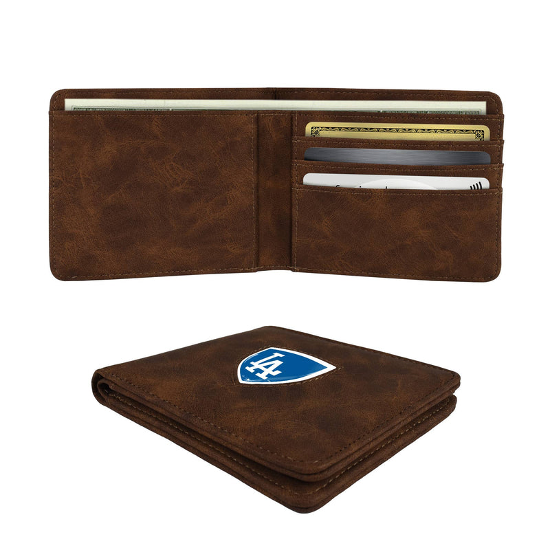 MLB Los Angeles Dodgers Shield Wallet: Black