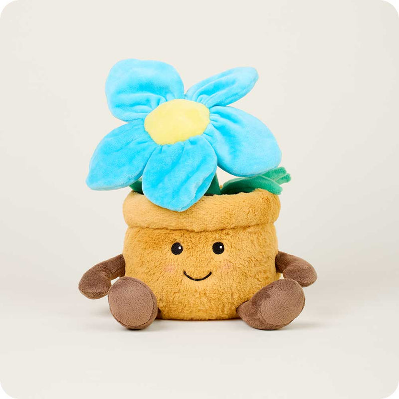 Blue Flower Pot Warmies Plants Great for Floral Shops
