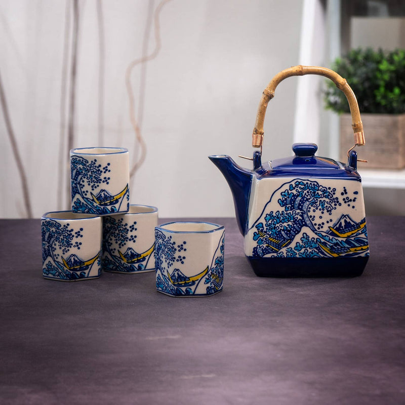 Great Wave Tea Set