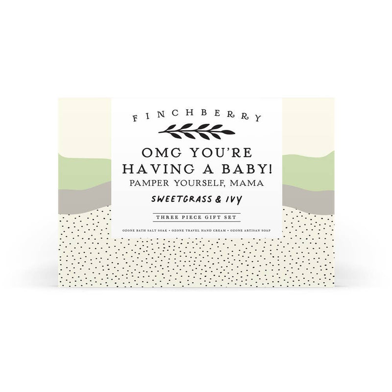 OMG You're Having A Baby 3 
Pc Baby Shower Gift Set for Moms