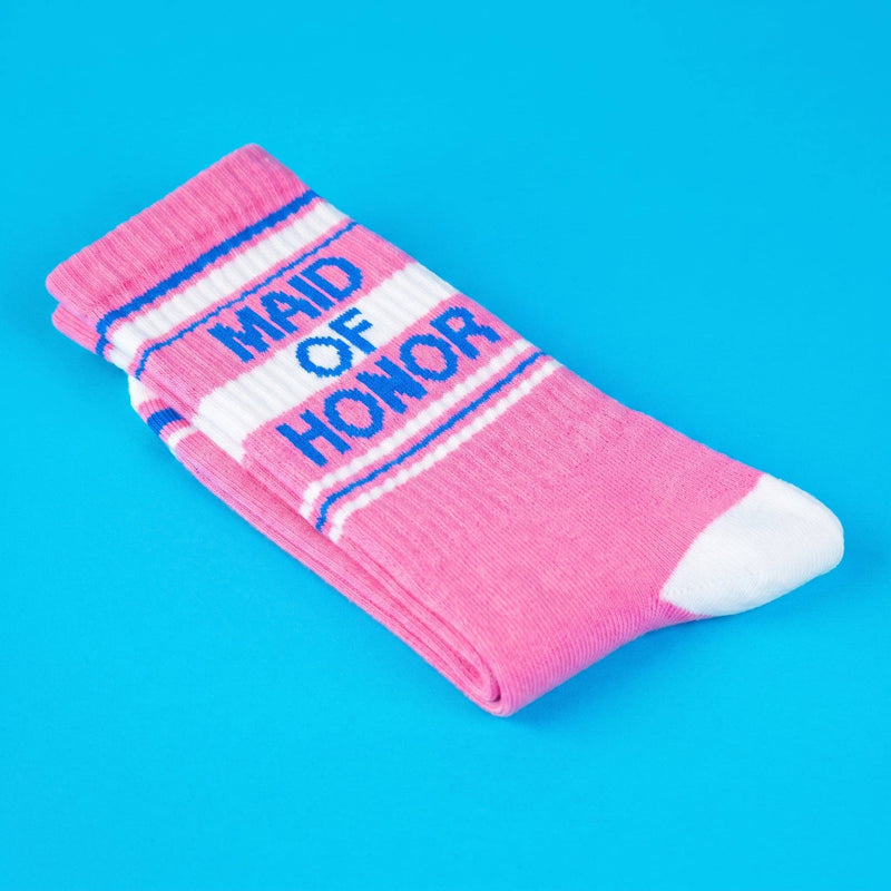 Maid Of Honor Gym Crew Socks