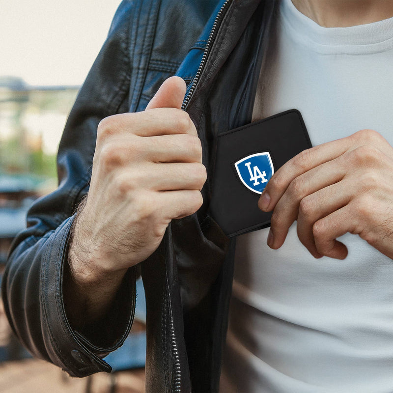 MLB Los Angeles Dodgers Shield Wallet: Black