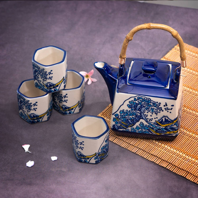 Great Wave Tea Set