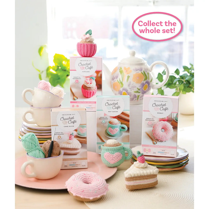 Crochet Café Amigurumi Kit Hot Cocoa