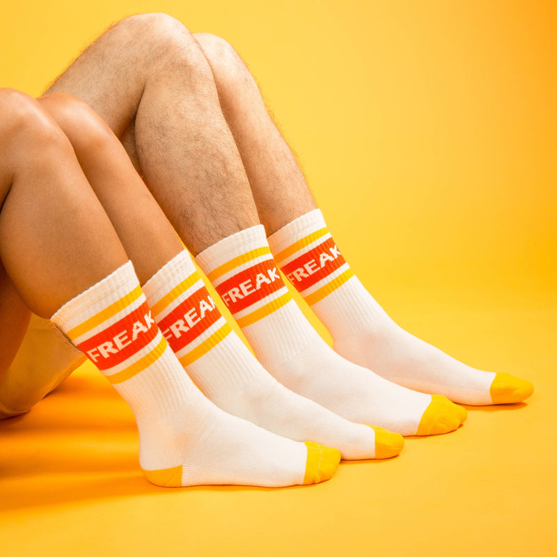 Freak Gym Crew Socks - Bold Statement Socks for Everyday