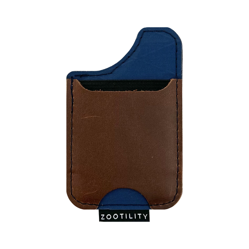 Magnetic Phone Leather Wallet: Black