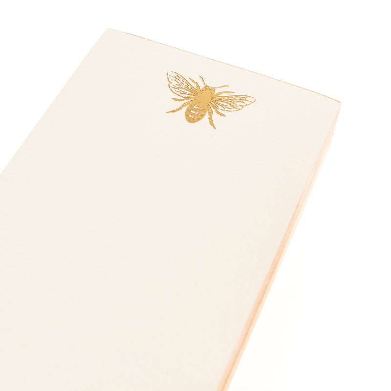 La Petite Presse Bee Gilded Desktop Notepad gilded edge