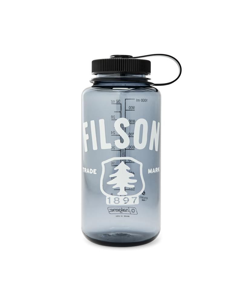 Filson Tree Graphic Nalgene Bottle in Smoke Gray