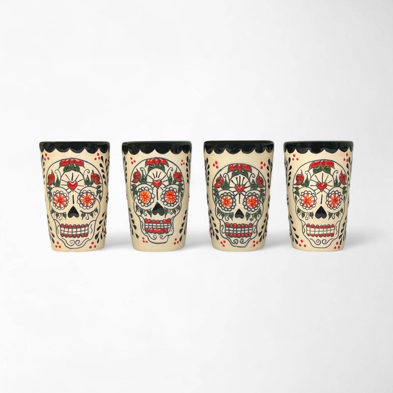 Tequila Shot Glasses | Catrina | Set of 4