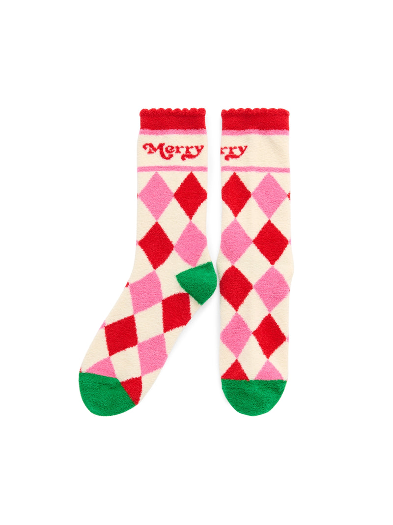 "Merry" Argyle Socks | Multi