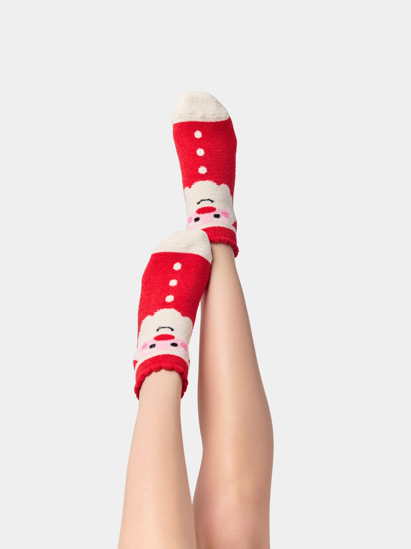 Santa Home Socks | Red