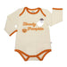 EMERSON AND FRIENDS BABY CLOTHES Howdy Pumpkin | Halloween Bamboo Terry Ringer Baby Onesie