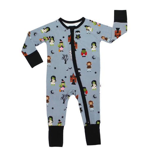 EMERSON AND FRIENDS BABY CLOTHES Monster Mash | Halloween Bamboo Pajamas