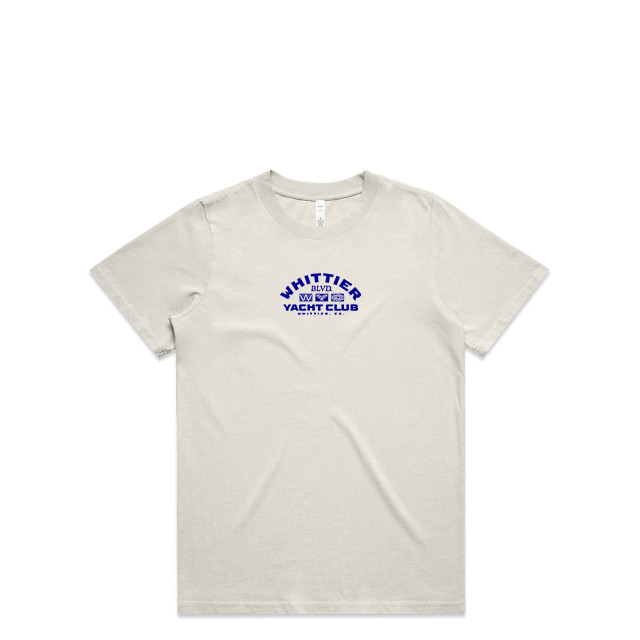 Heavy Faded Whittier Yacht Club Nautical Flag T-shirt