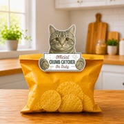 Cat, Silver Tabby chip clip