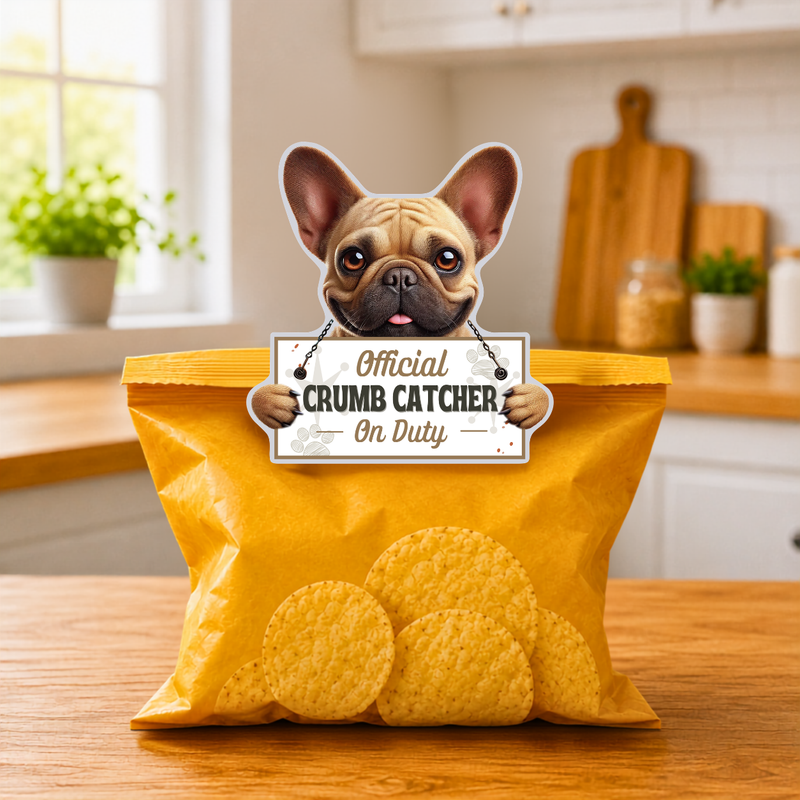French Bulldog chip clip