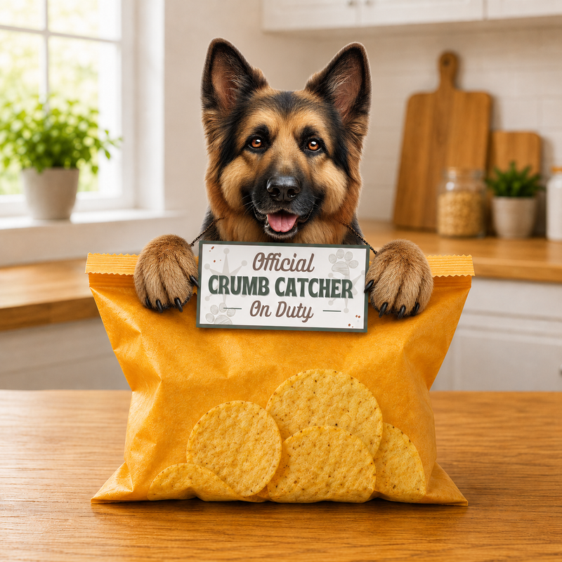 German Shepherd chip clip