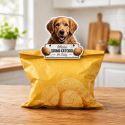 Golden Retriever chip clip