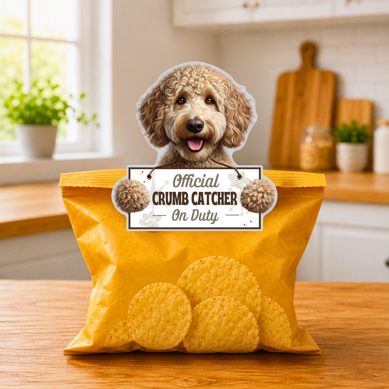 Goldendoodle chip clip